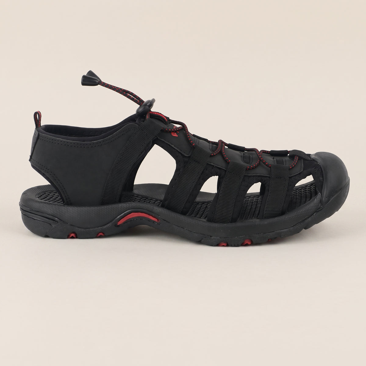 FUEL Soldier-06 Stylish Outdoor Fisherman Sandals Men (Black)