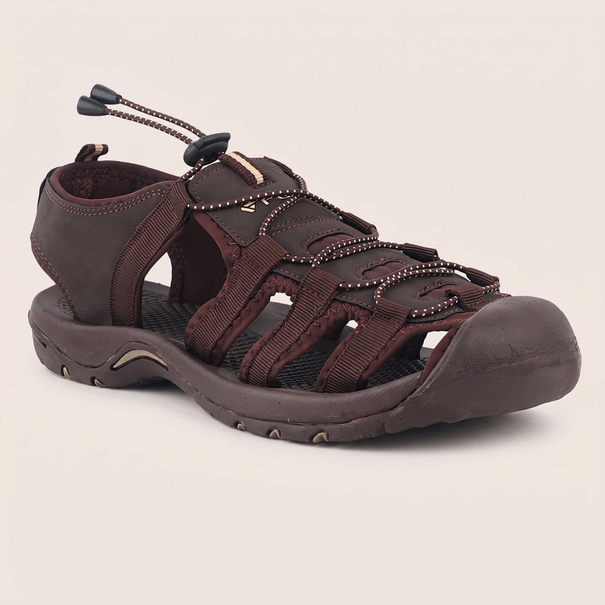 FUEL Soldier-06 Stylish Outdoor Fisherman Sandals Men (Brown)