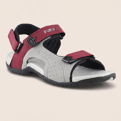FUEL 2112-02 Men’s Outdoor Comfortable Daily Wear Sports Sandals (Maroon)