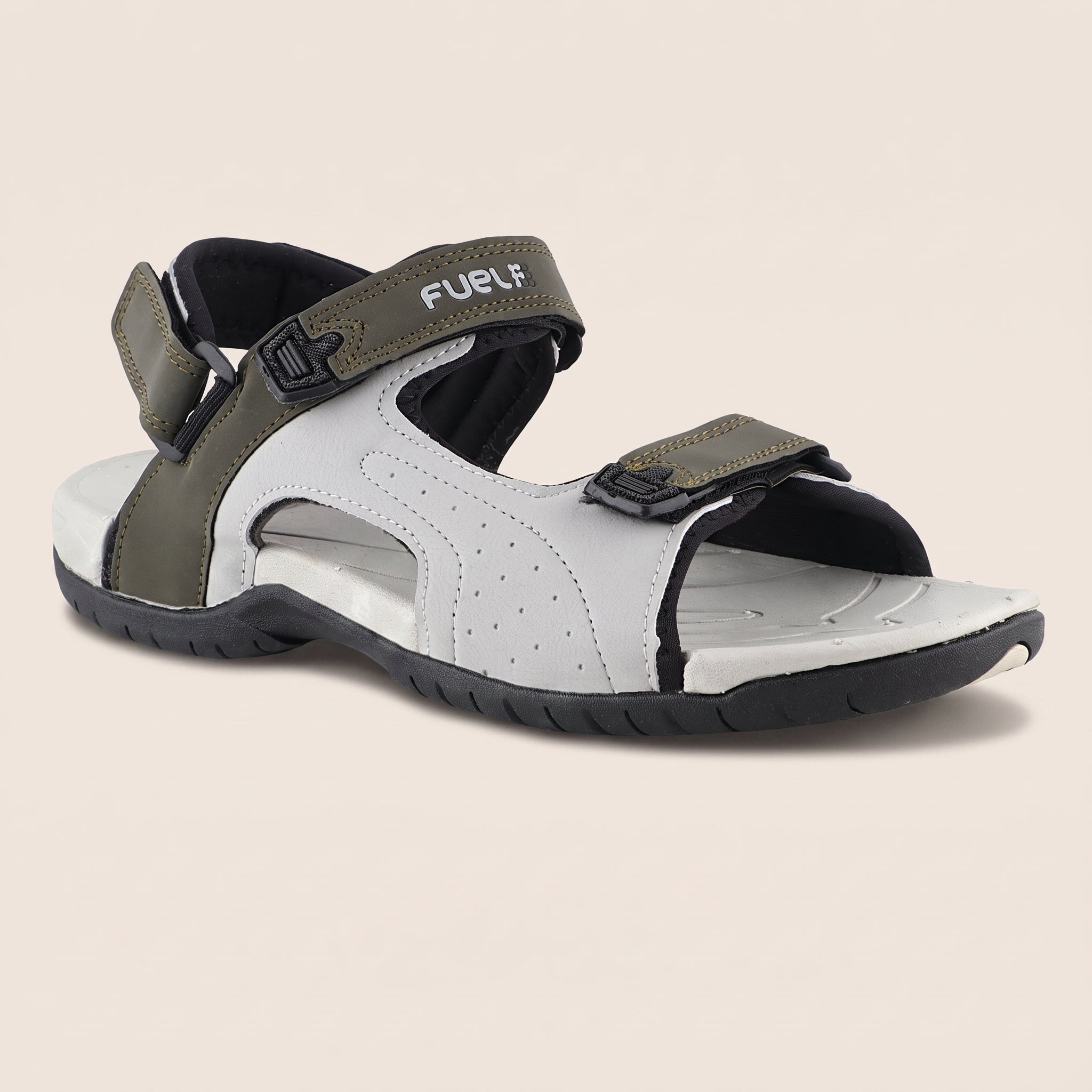 FUEL 2112-02 Men’s Outdoor Comfortable Daily Wear Sports Sandals (Olive)