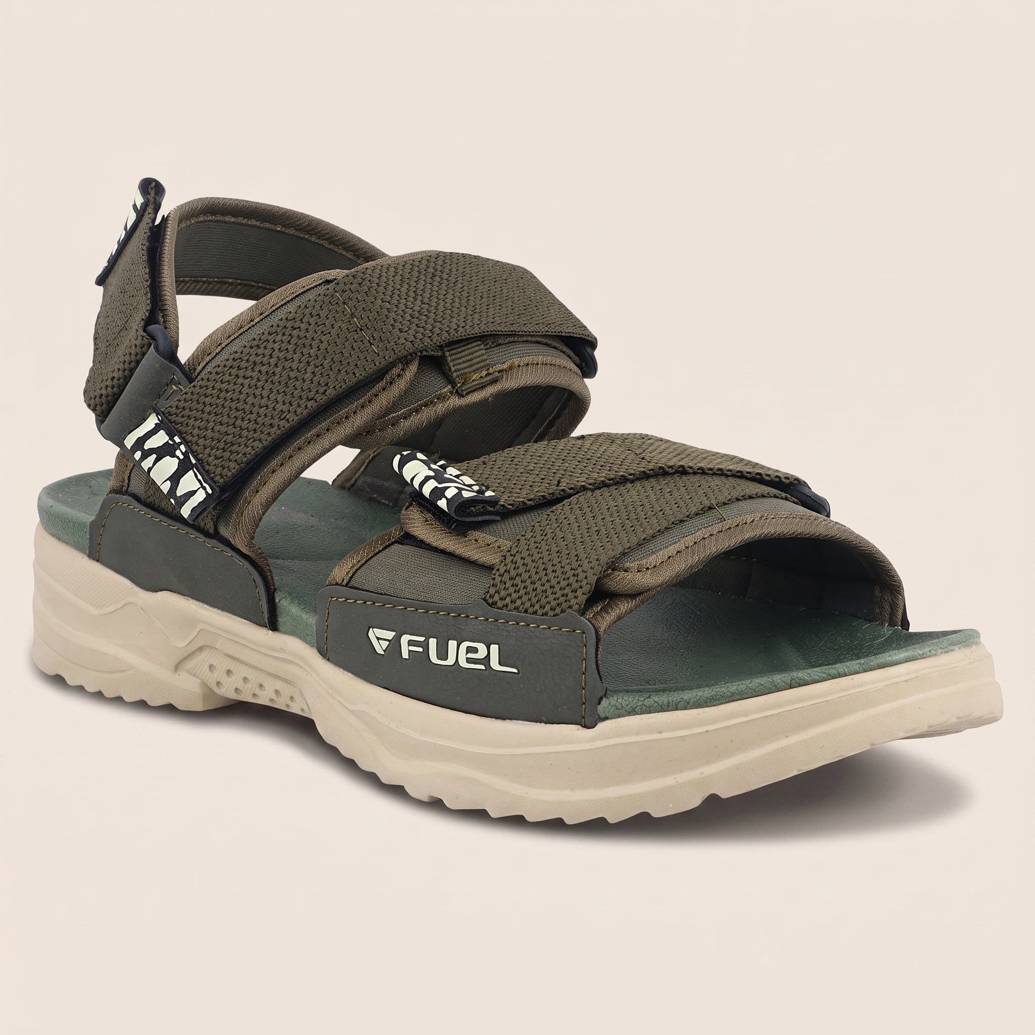 FUEL Combat-01 Breathable & Anti-Skid Outdoor Sandals For Men's (Olive)