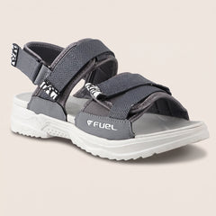 FUEL Combat-01 Breathable & Anti-Skid Outdoor Sandals For Men's (Grey)