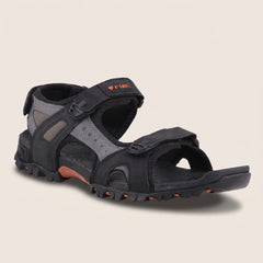 FUEL Timberland-02 Comfortable Casual Sandals for Men (Black)