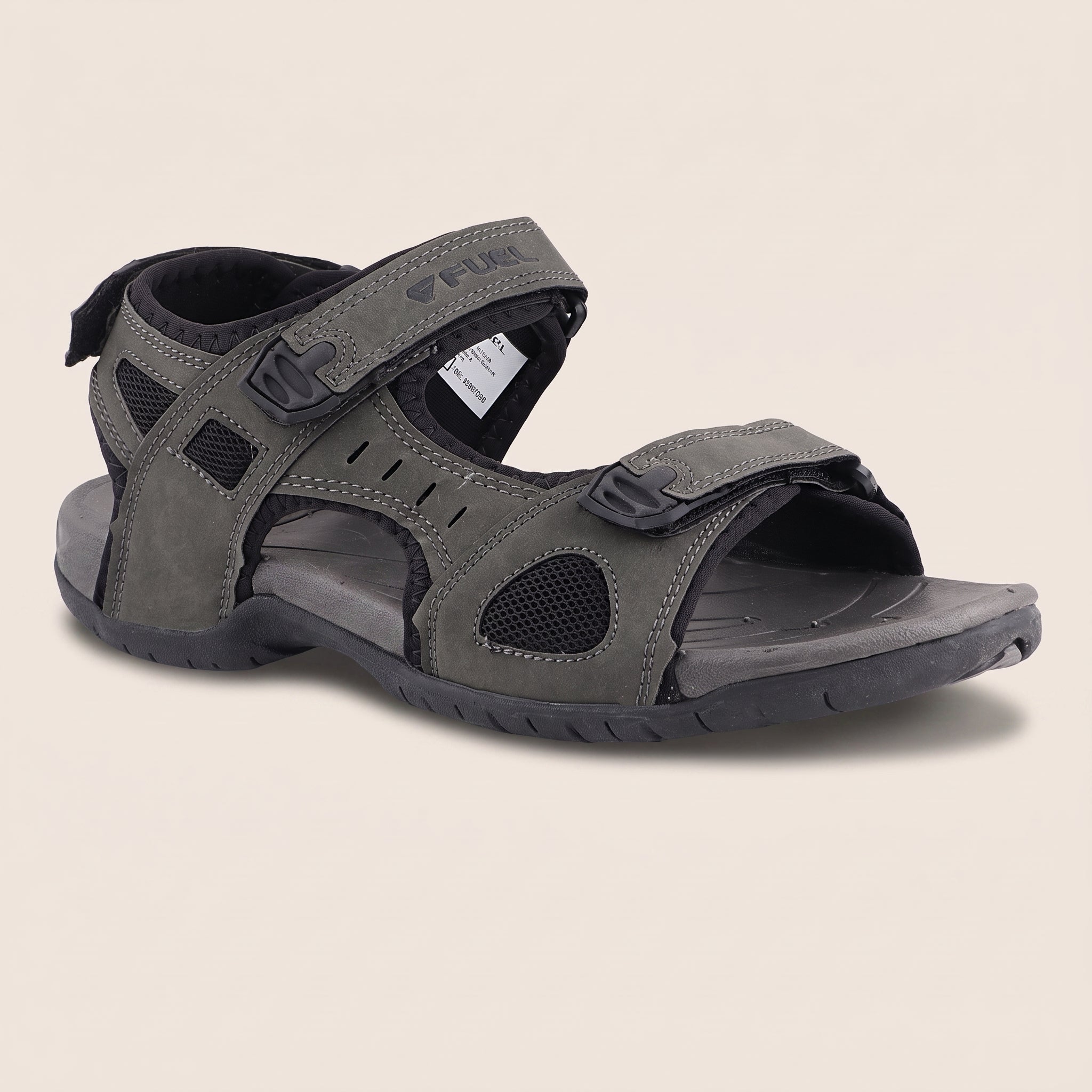 FUEL 2112-04  Casual Sports Sandal For Man (Black-Grey)