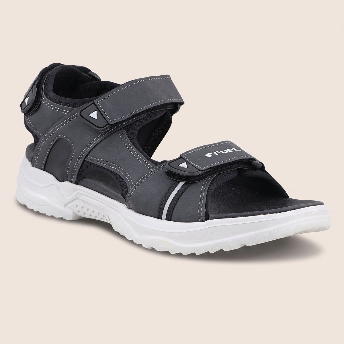 FUEL Combat-03 Sports Chunky Sandals For Men's (Grey)