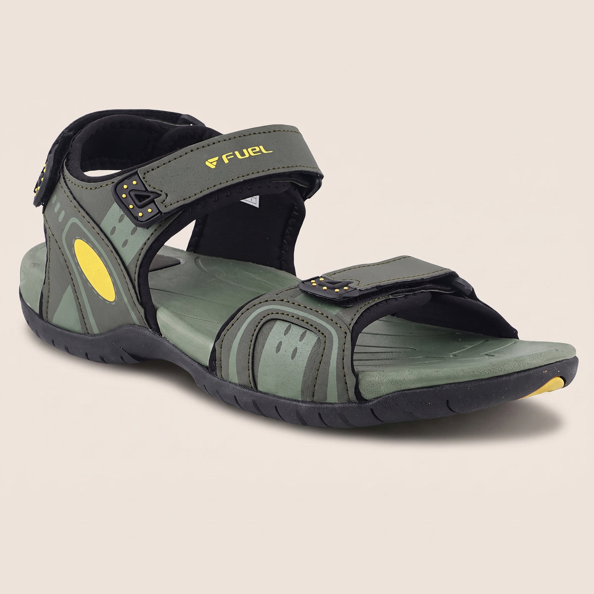 FUEL 2112-08 Comfortable Casual Sandal For Men's (Olive)