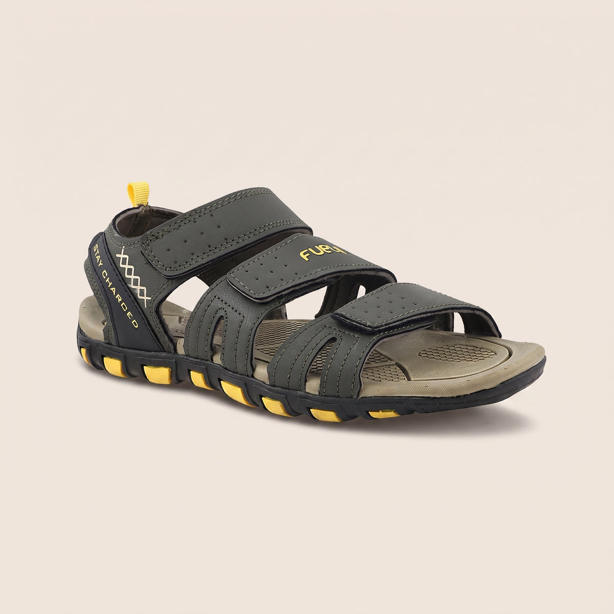 FUEL Force Comfortable Sports Sandals For Men's (Olive)