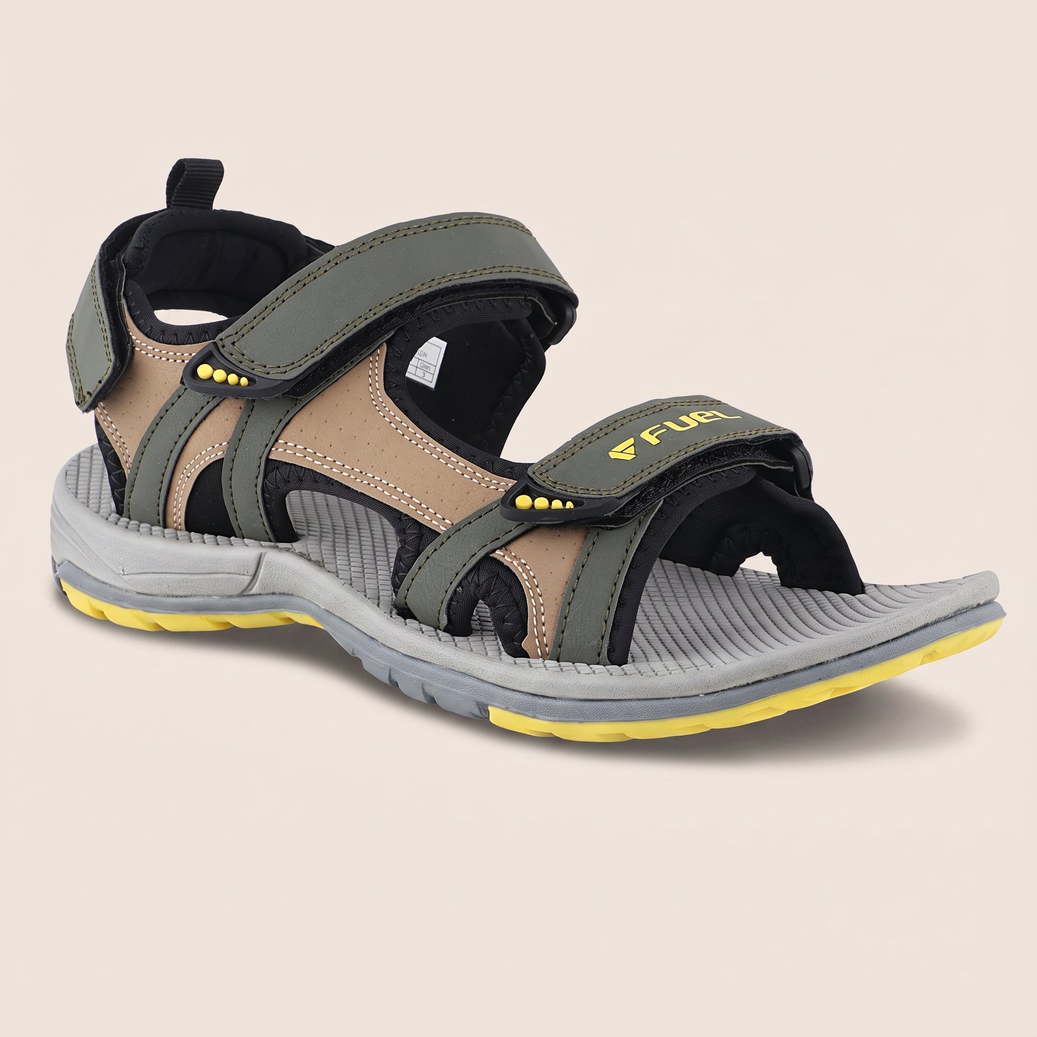 FUEL Splendor Comfortable Sandals For Men's (Olive)