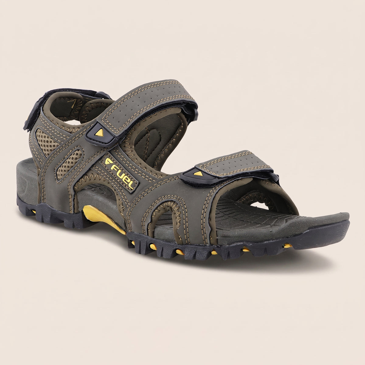 FUEL Timberland-04 Comfortable Casual Sandals for Men (Olive)