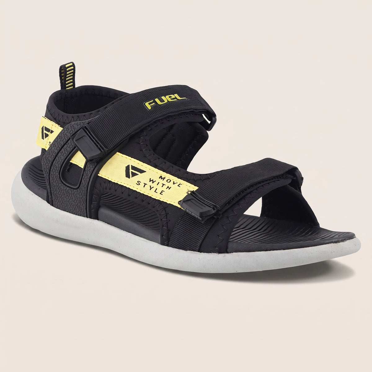 FUEL Power-02 Fully Comfort EVA Sandal For Men's (Black)
