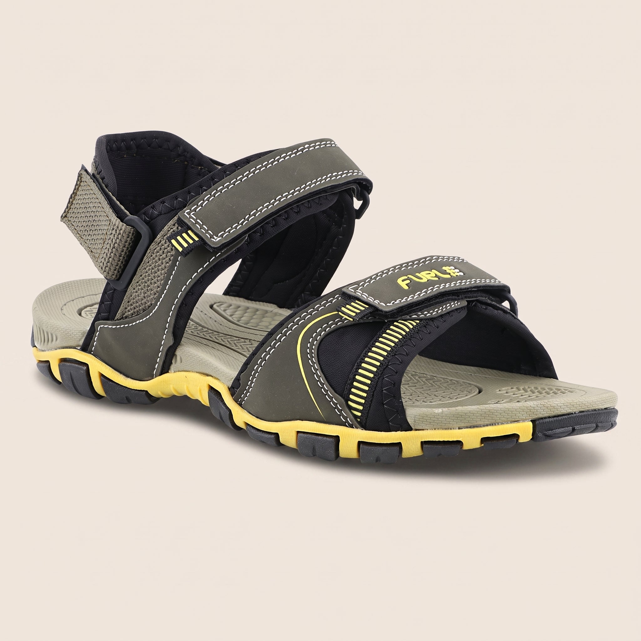 FUEL Bruno Sports Sandals for Men's (Olive)