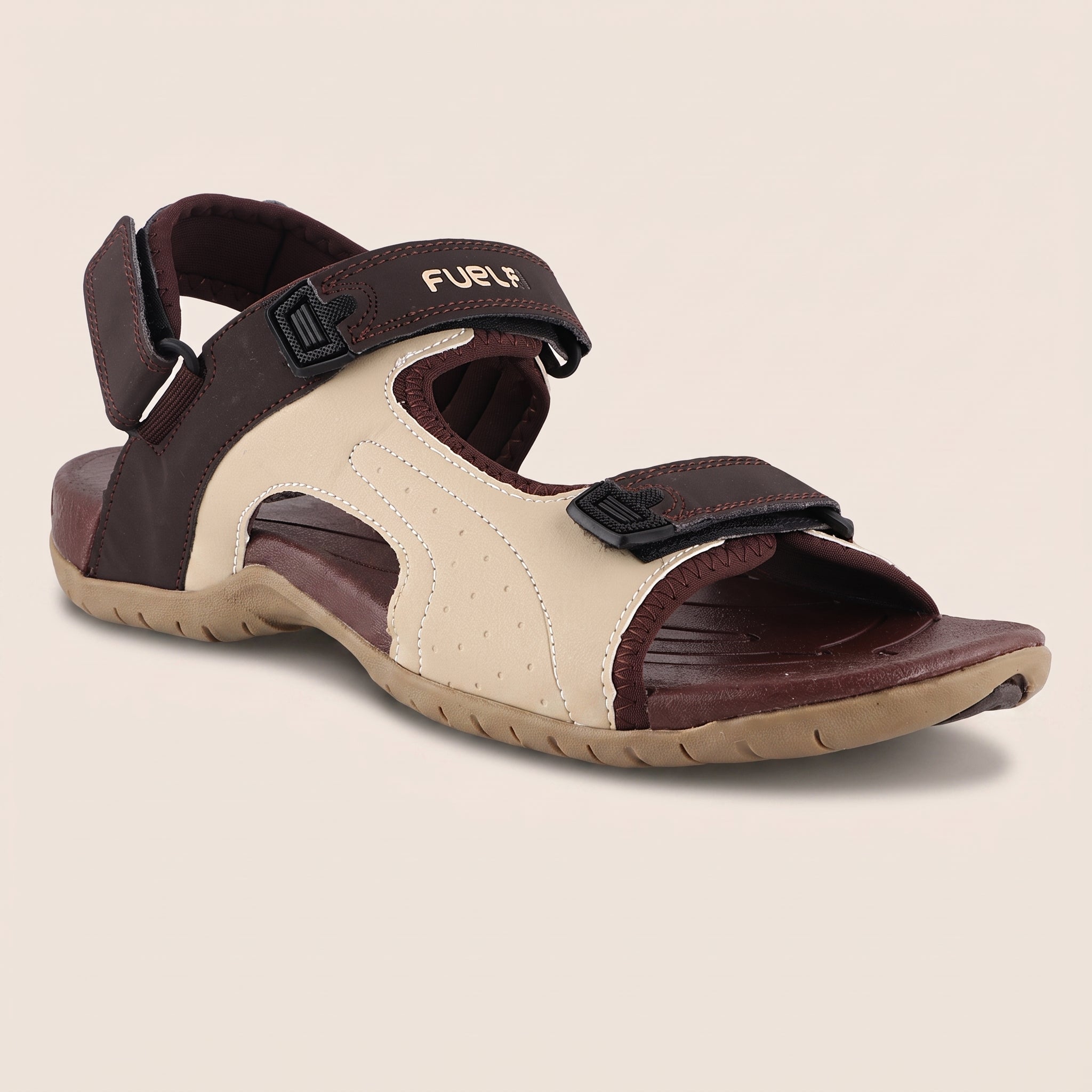 FUEL 2112-02 Men’s Outdoor Comfortable Daily Wear Sports Sandals (Brown)