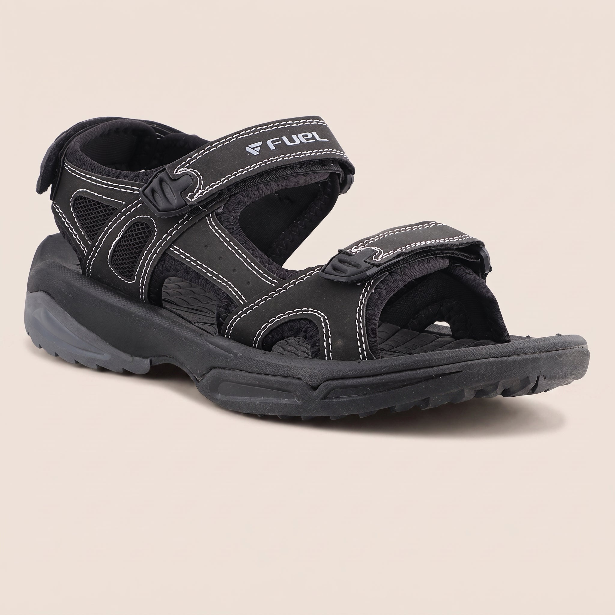 FUEL Yuva Sports Sandal For Men's (Black)