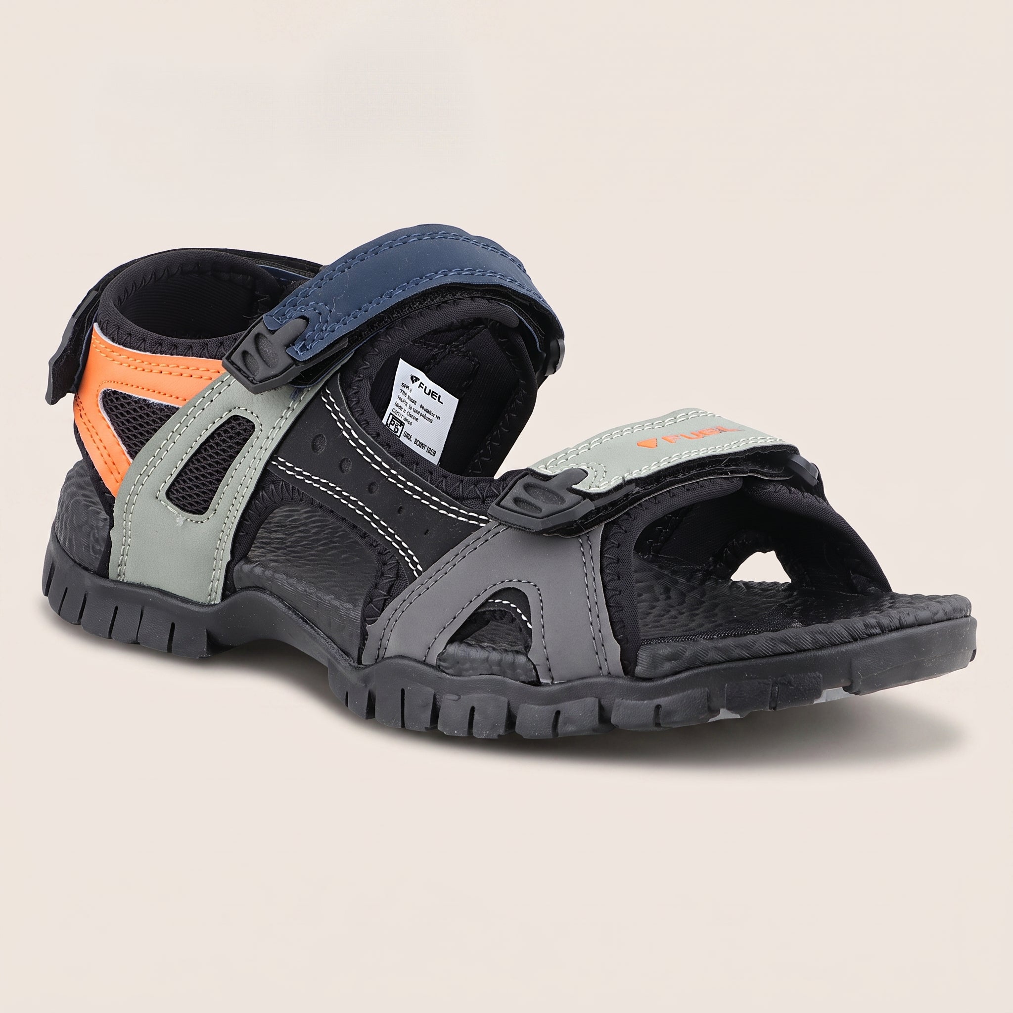 FUEL Rambo-01 Casual Sports Sandal for Men (Olive)