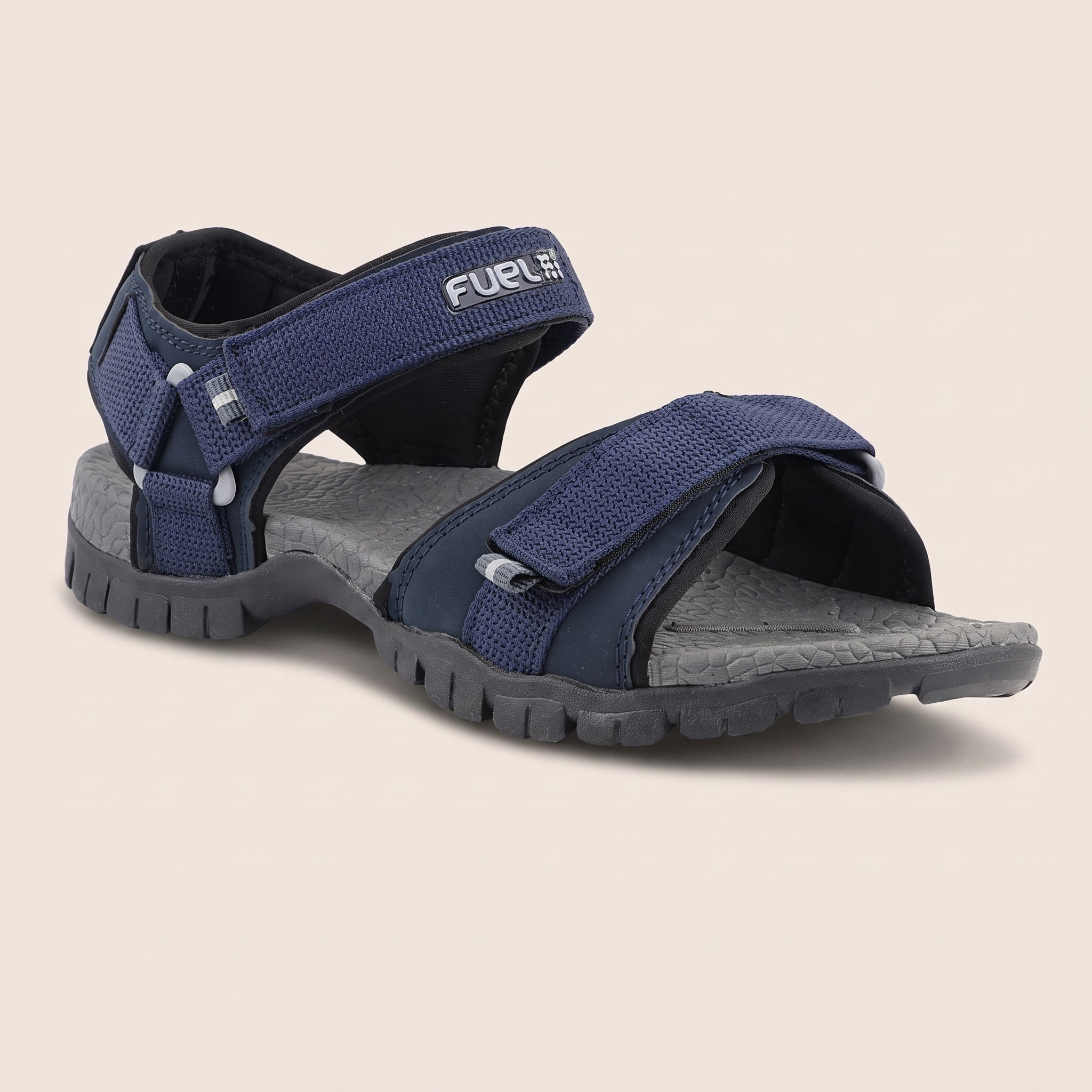 FUEL Rambo-02 Casual Sports Sandal for Men (Navy)