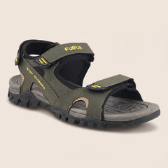 FUEL Krox-02 Casual Sports Sandals for Men's (Olive)