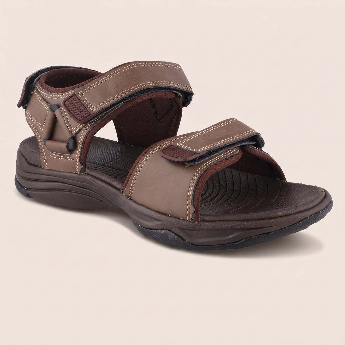 FUEL Oliver Trendy Comfortable & Outdoor Casual Sports Sandal for Men's (Brown)