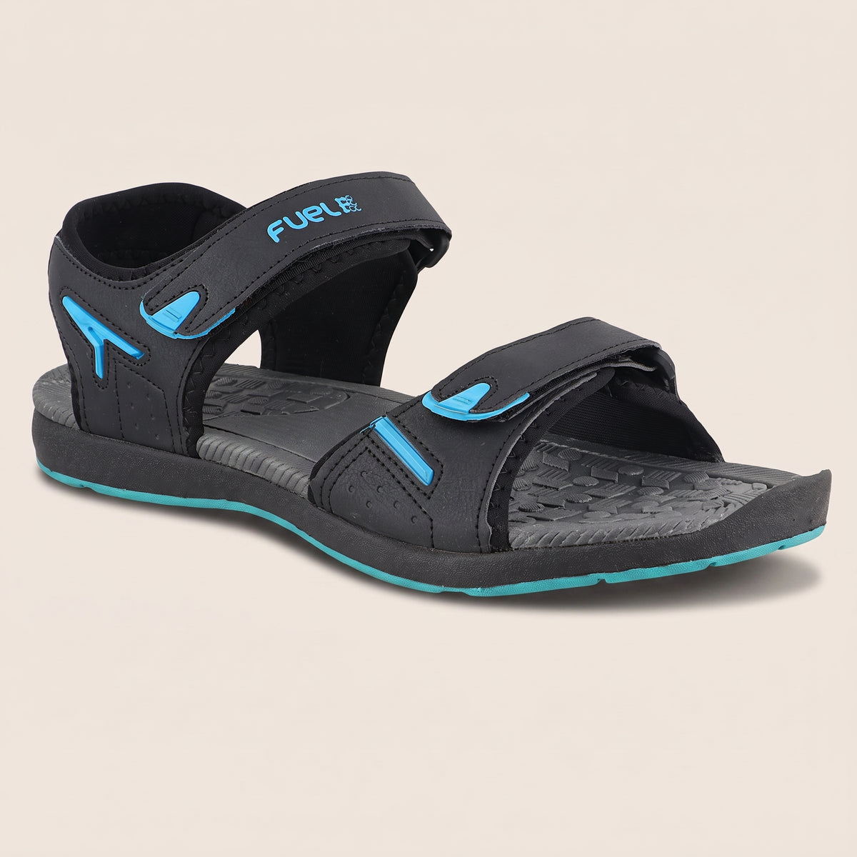 FUEL Mark Durable Sports Sandals For Men's (Black)