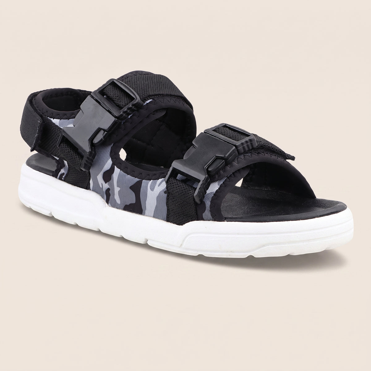 FUEL Phlox-02 Comfortable Sports Sandals For Men's (Grey)