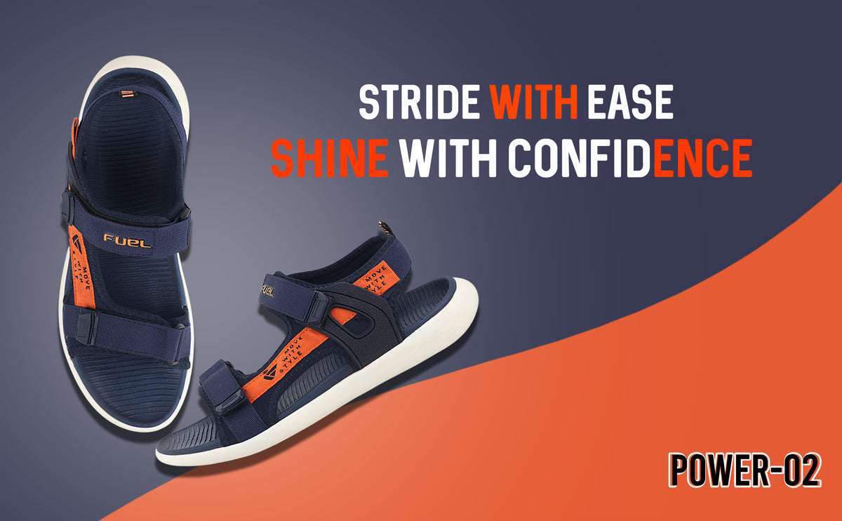 FUEL Power-02 Fully Comfort EVA Sandal For Men's (Navy)