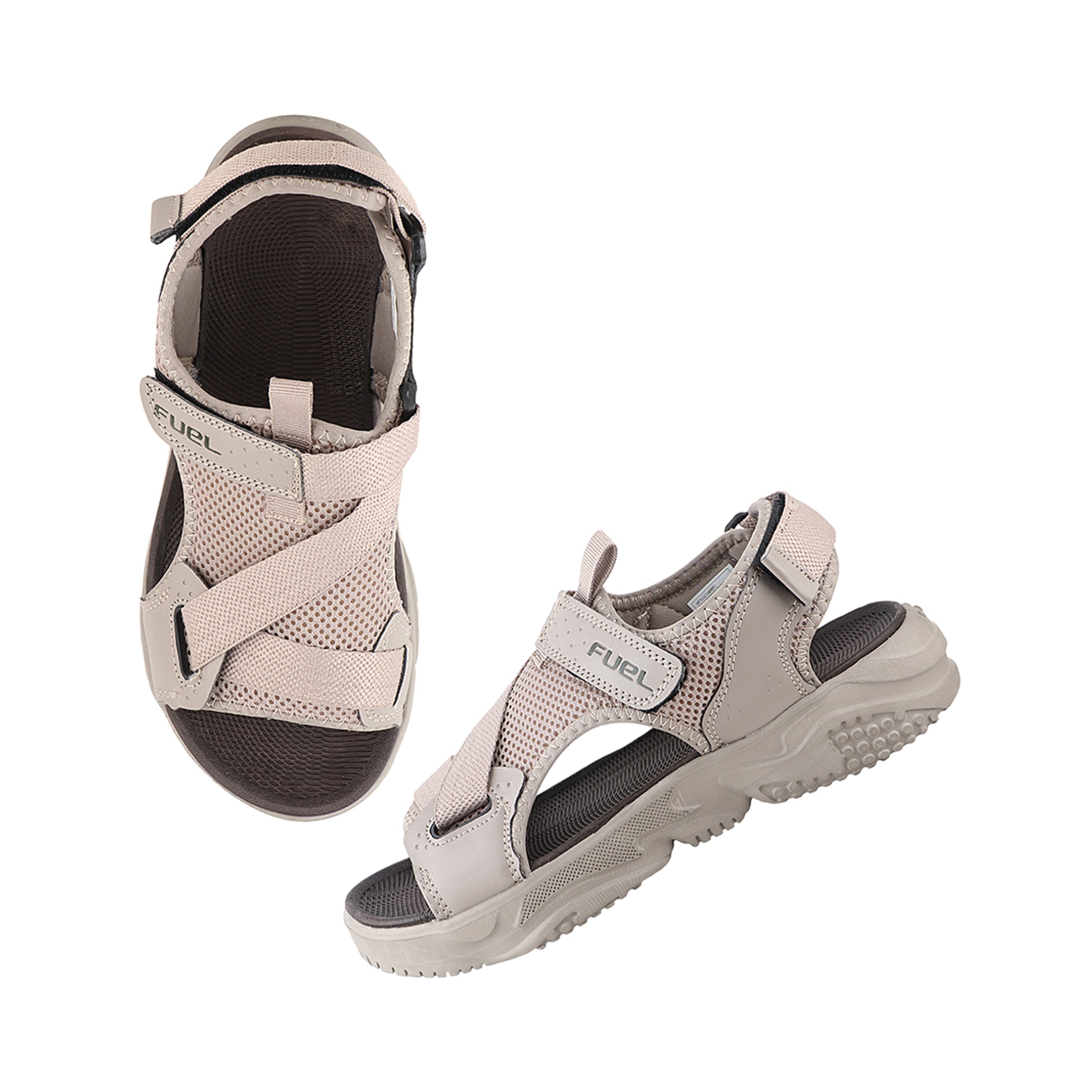 FUEL GABBRO SANDALS FOR MEN'S (MOUSE-BROWN)