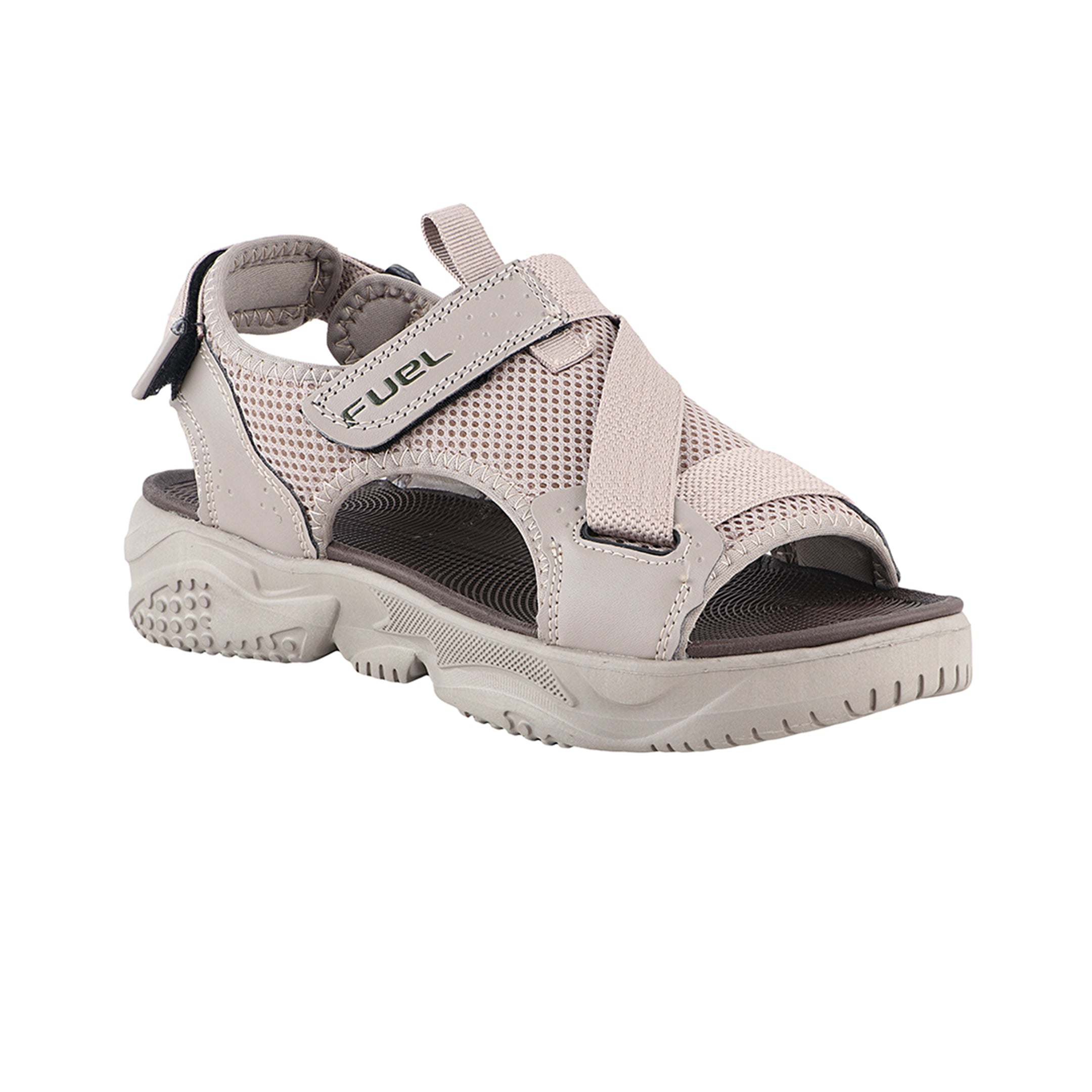FUEL GABBRO SANDALS FOR MEN'S (MOUSE-BROWN)