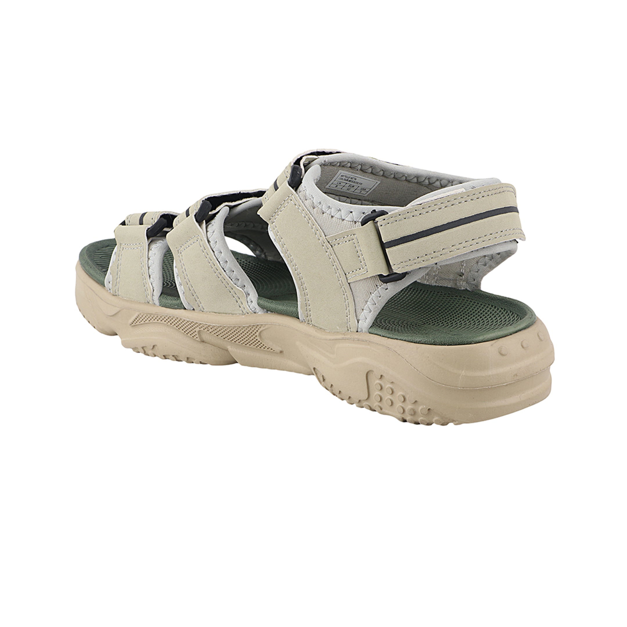 FUEL Keta-01 Comfortable & Lightweight with Soft Cushioning Sports Sandals for Men's (Olive)