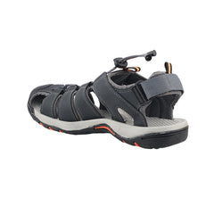 Fuel Soldier-08 Fisherman Sandals for Men (Grey-Orange)