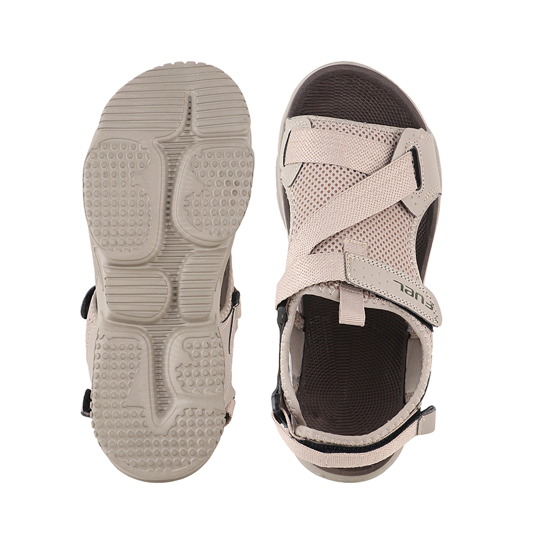 FUEL GABBRO SANDALS FOR MEN'S (MOUSE-BROWN)
