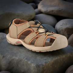 FUEL Soldier-02 Flexible Fisherman Sandals for Men in Comfortable & Breathable Casual Sandals in Protective Bump Toe with Anti-Skid Outdoor & Sports Footwear