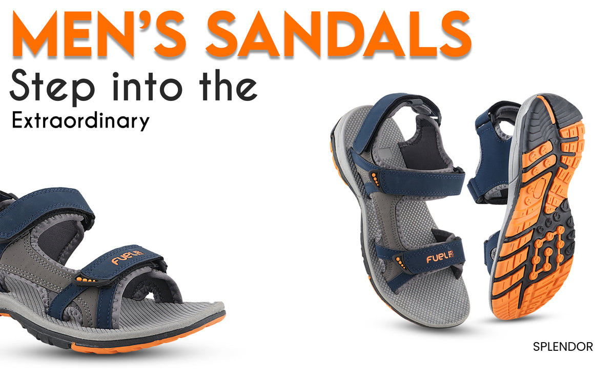 FUEL Splendor Comfortable Sandals For Men's (Navy)