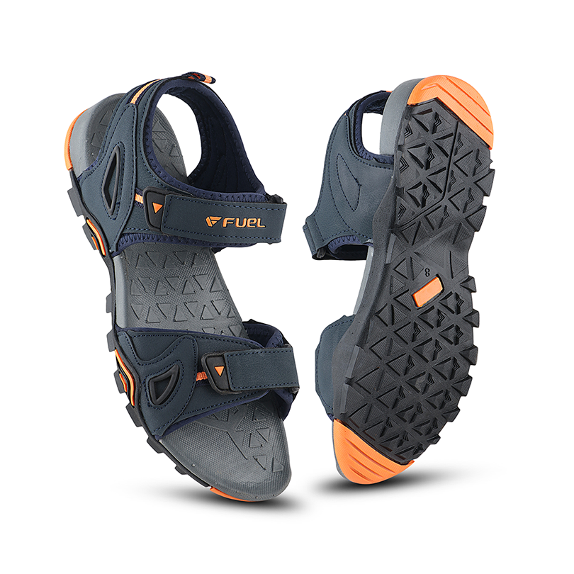 Fuel Thar Sandals For Men's (Navy-Orange)