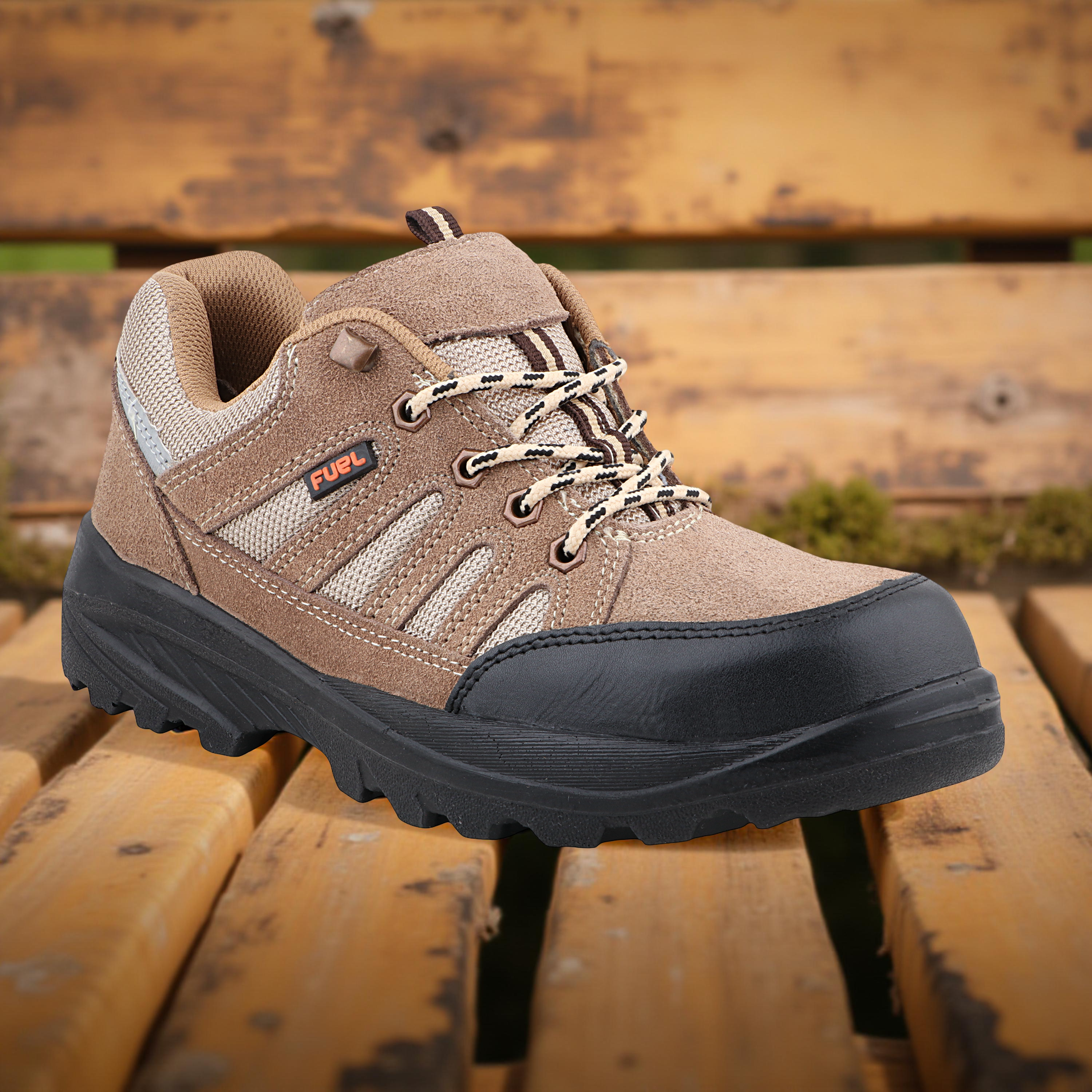FUEL Torpedo Industrial Safety Shoes for Men in PU Single Density with 200J Metallic Toe Cap