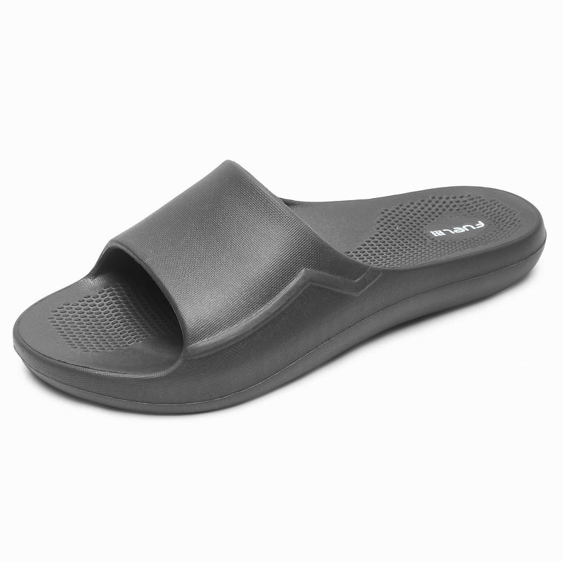 FUEL Swift Grey Men's & Women Extra Comfort Flip-Flops Slippers Lightweight, Comfortable, Non-Slip Thong & Skin Friendly,EVA Provides Optimum Support To Heel