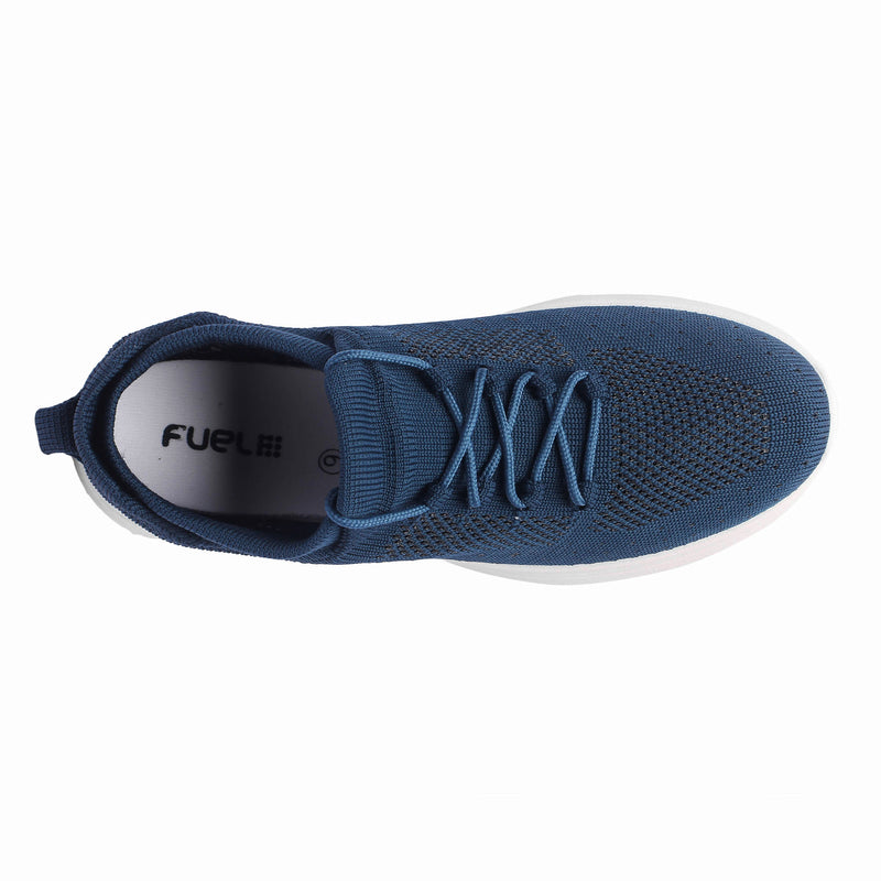 FUEL Trenzo Navy Girls Sneakers for Walking/Running | Comfortable, Lightweight & Breathable, Dailywear | Girls Stylish Footwear & Orthotic Technology