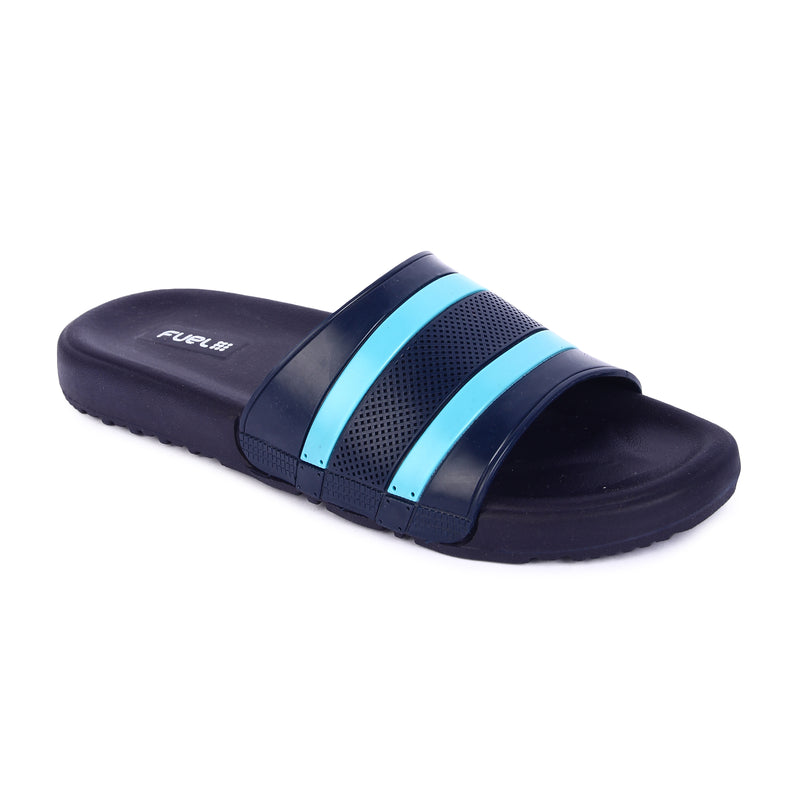 FUEL Joya Navy Men's Extra Comfort Flip-Flops Slippers Lightweight, Comfortable, Non-Slip Thong & Skin Friendly,EVA Provides Optimum Support To Heel