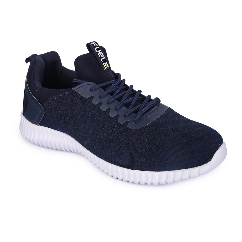 Fuel Sensor Navy Men's Sneakers for Walking/Running | Comfortable, Lightweight & Breathable, Dailywear | Gents Stylish Footwear & Orthotic Technology