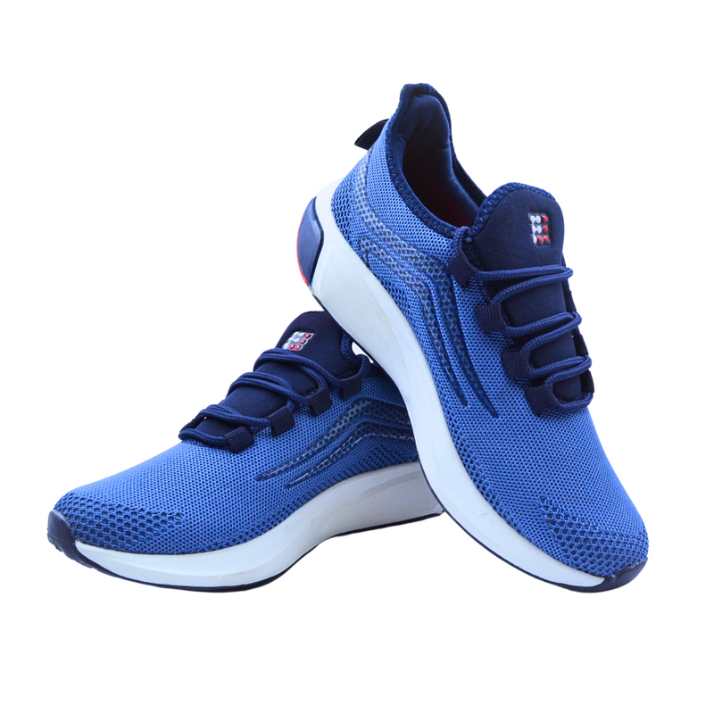 FUEL Flight Navy T.Blue Men's  Sports Shoes for Walking/Running | Extra Comfortable, Lightweight & Breathable, Dailywear | Gents Stylish Footwear & Orthotic Technology Shoes